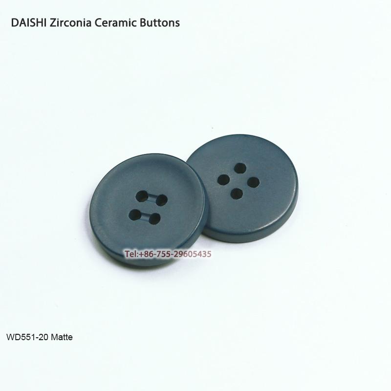 20MM matte zirconia keramiske knapper til frakke