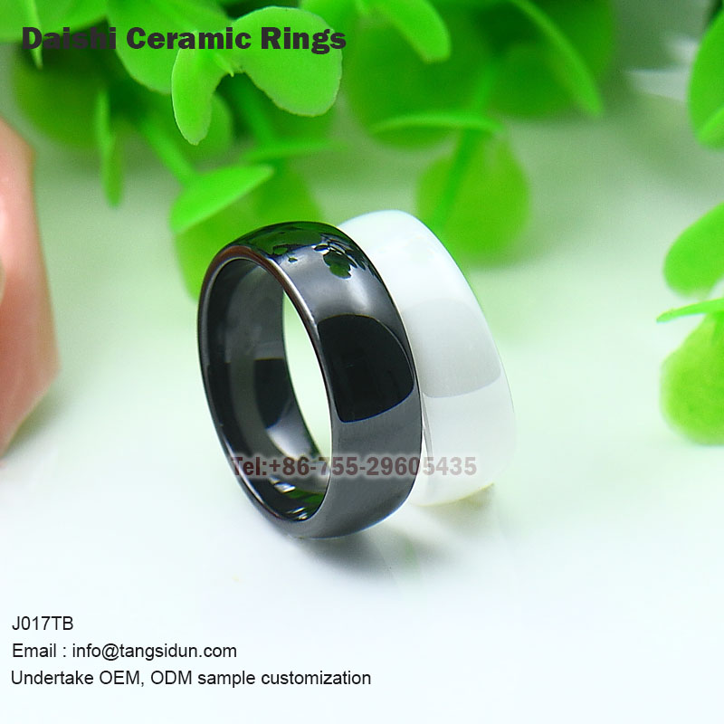 Couple ceramic ring fashion