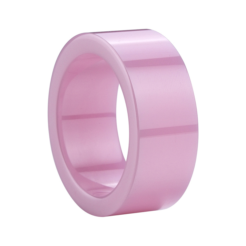 Rožinis keraminis žiedas