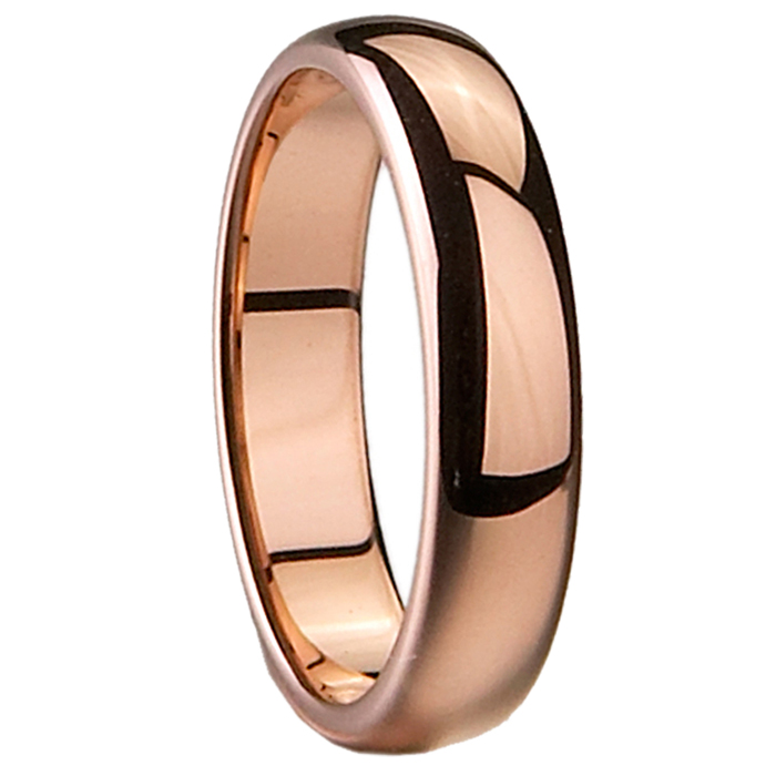 Rose gold tungste ring
