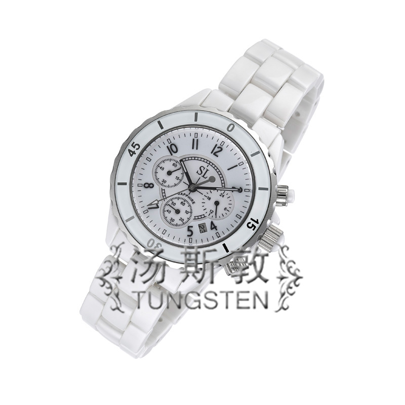 White Fashion Ceramic Watches for Women