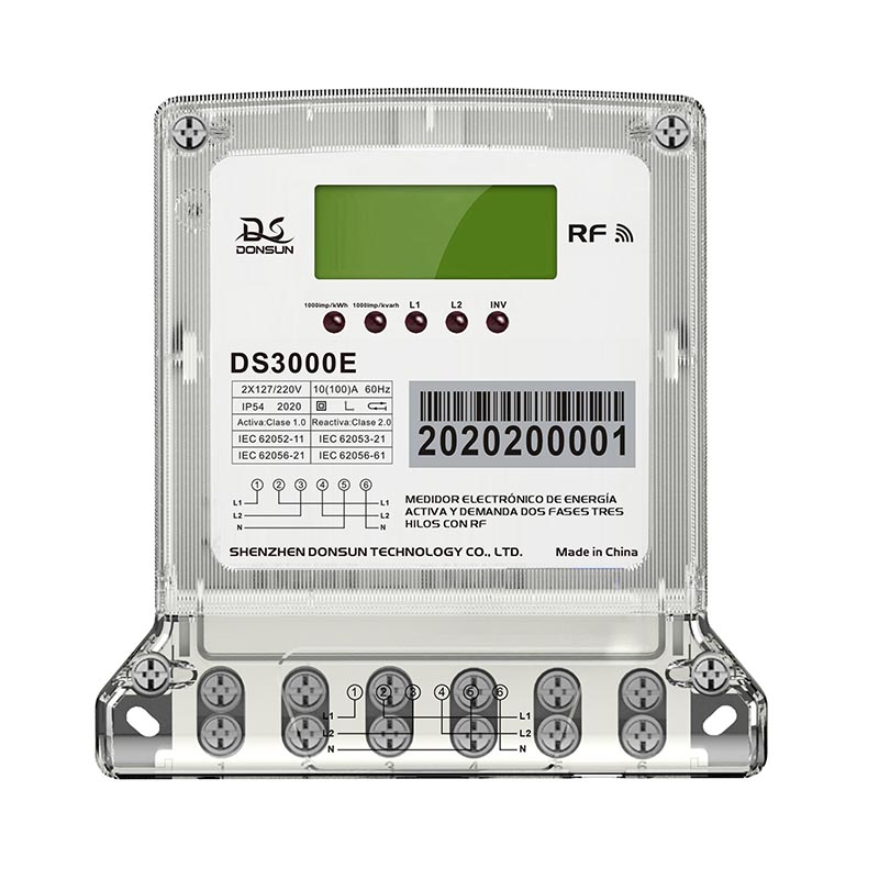RF 2 Phase 3 Wire Energy Meter