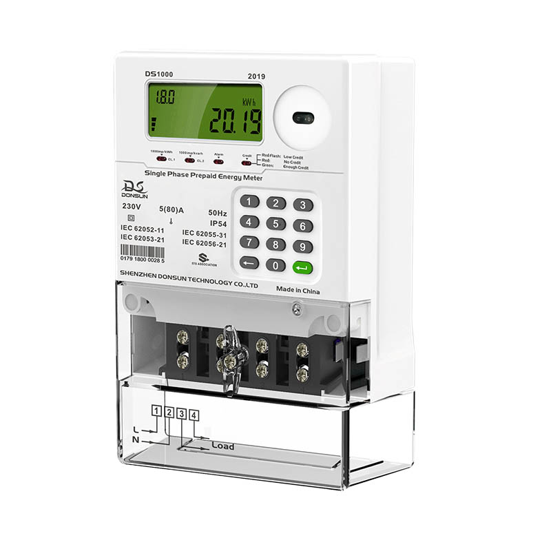Single Phase Keypad Prepaid Energy Meter