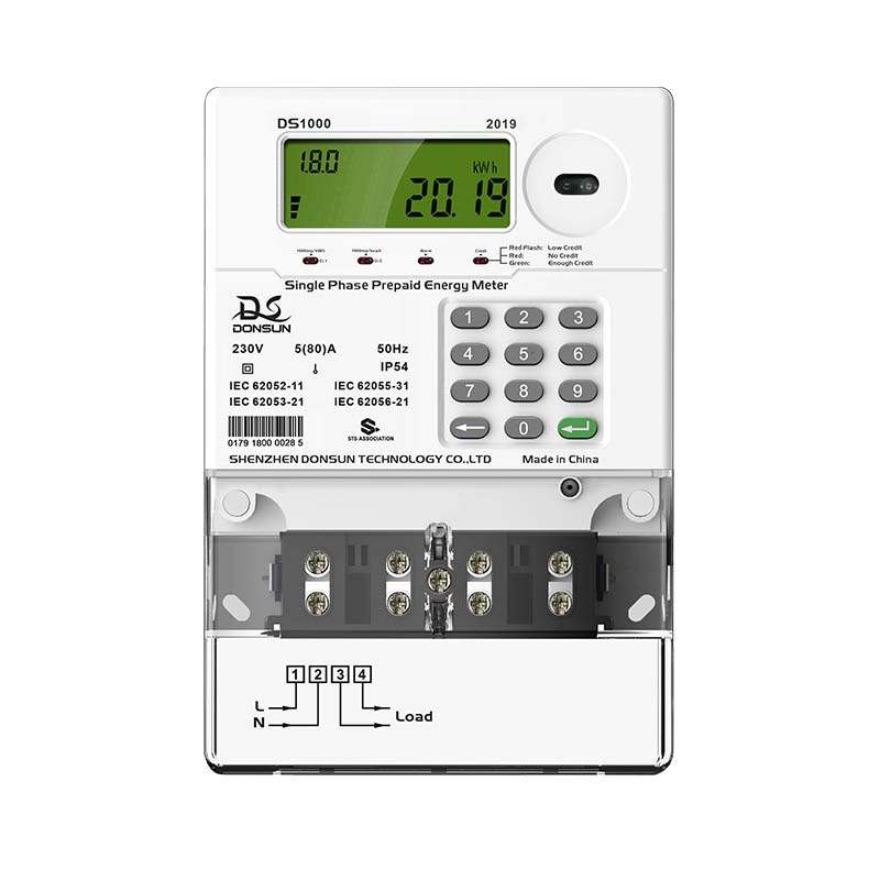 Single Phase Keypad Prepaid Energy Meter