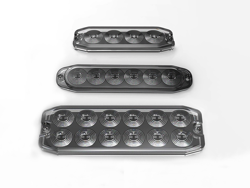 Cabezales de luz LED de advertencia de la serie R65 O