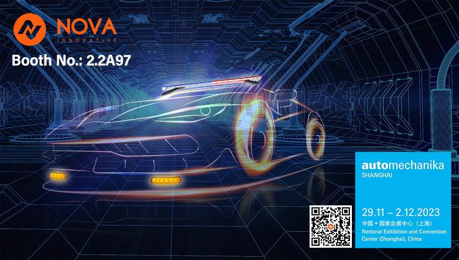 Ningbo NOVA Technology Co;Ltd osallistuu Automechanika Shanghai 2023 -tapahtumaan
