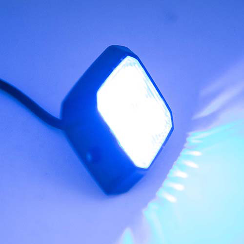 Gintaro spalvos LED įspėjamieji žibintai