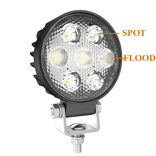 Combo Beam Work Light With Spot And Flood Beam