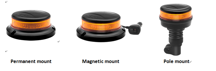China Magnetinis siurbimo puodelio montavimo LED įspėjamasis švyturys Manufacturers
