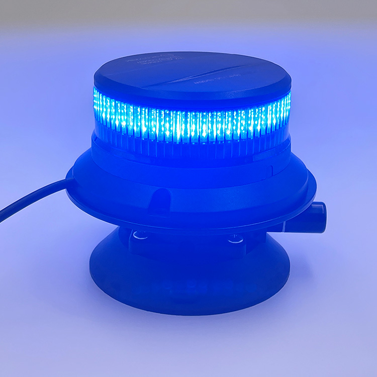 LED figyelmeztető lámpa 4,5 hüvelykes vákuumos szívókoronggal