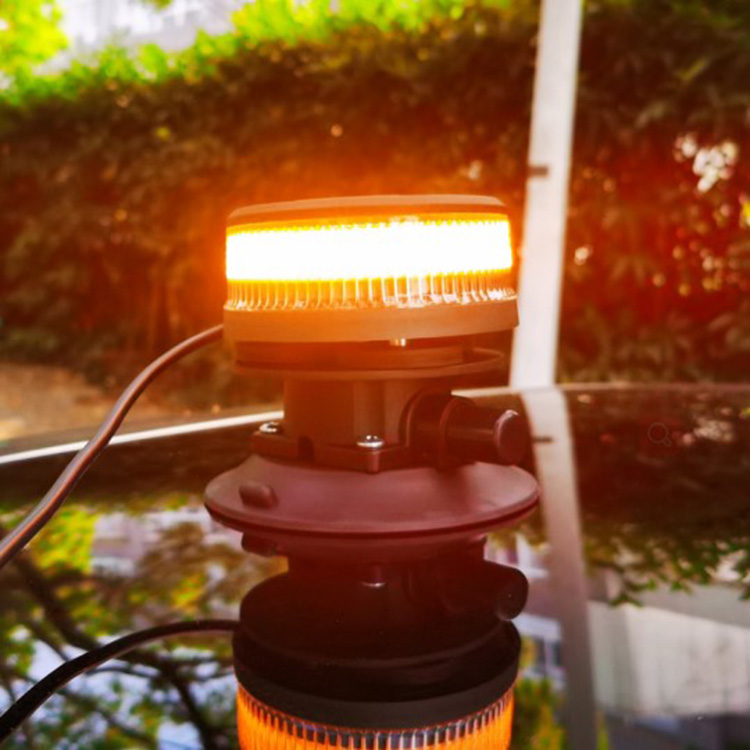 LED Warning Beacon with 4.5” Vacuum Suction Cup