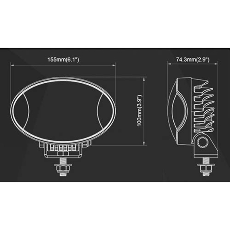 Wide Angle 120 Degree Sideshooter Design Opus lux