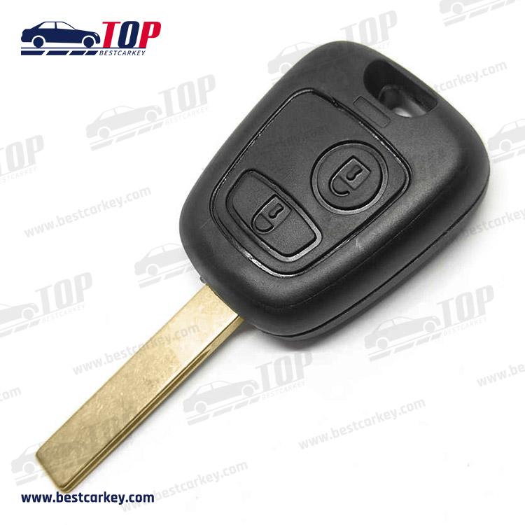 2 Buttons Vehicle Keys Remote key Case for P-eugeot