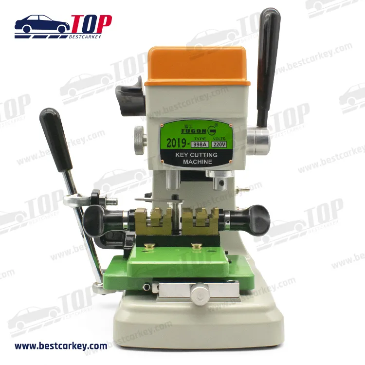 2 in 1 Fugong-998A key cutting machine 220V for vertical and horizontal key duplicating machine