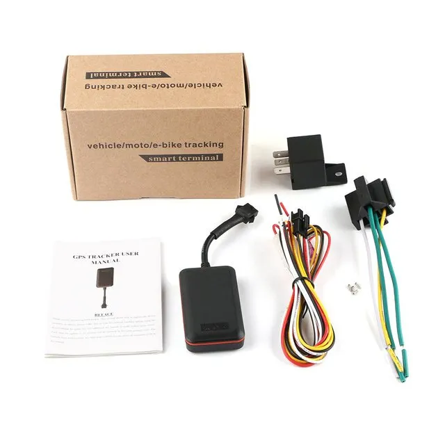 Mini tracker GPS TK108 cu 4 fire cu tracker releu