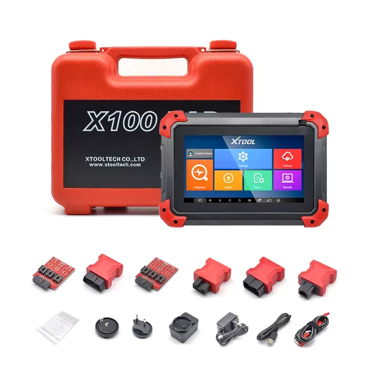 X100 PAD Car Key Programer OBD2 Diagnostic Scanner Automotive Code Reader IMMO EPB DPF BMS 24 Reset Function Free Update