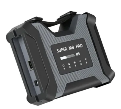 SUPER MB PRO M6 Wireless Star Diagnosis Tool သည် ကားများနှင့် ထရပ်ကား နှစ်မျိုးလုံးတွင် တပ်ဆင်မှု အပြည့်အစုံ အလုပ်လုပ်သည်