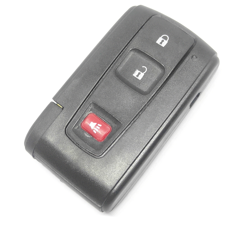 Keičiamas nuotolinio valdymo pulto dėklas T-oyota 3 mygtukų išmanusis automobilio raktų dėklas