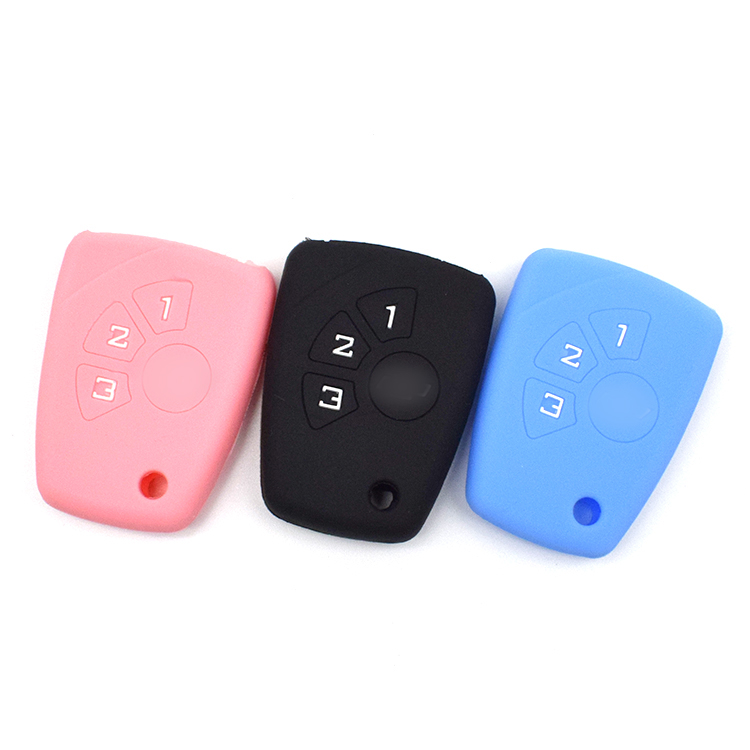 Remote Car Key Case Silicone Cover For Chevrolet CAVALIER Equinox Monza Orlando 3 Buttons with Logo