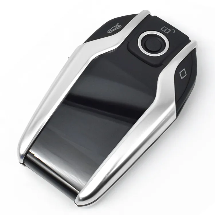 TK800 ดัดแปลงเปลี่ยนรีโมทหน้าจอ LCD สำหรับ BMW Ford Toyota Audi Benz ภาษาอังกฤษ Universal LCD Smart Key Shell