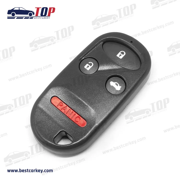 3+1 Button Remote Case For Honda Removable Battery Cover