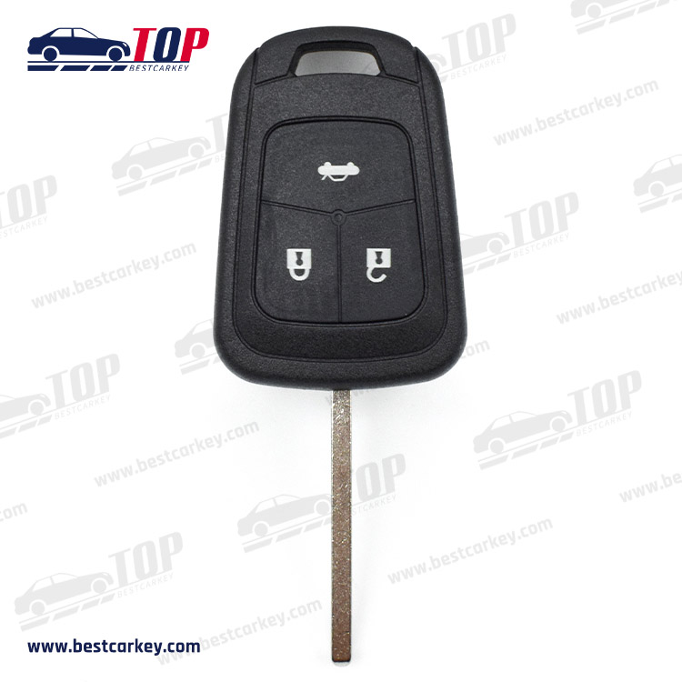 3 Buttons Car Remote Key Shell Fob Case For Opel with HU100 key blade