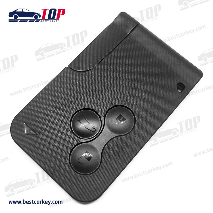 3 Buttons Remote Key Case With Key Blade For Renault