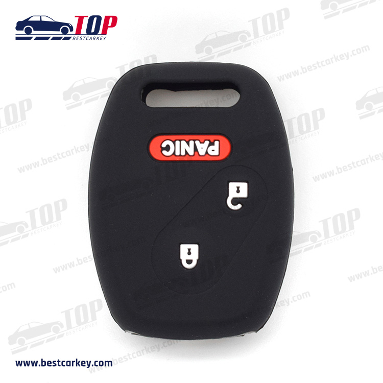 3 buttons with logo silicone key cover for Honda