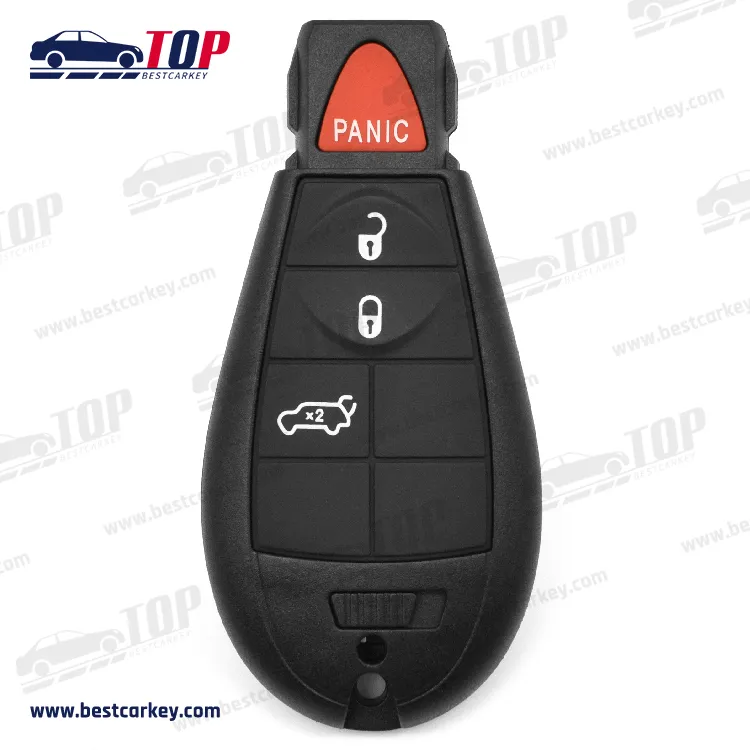 4 buttons remote key shell with emergency balde for C-hrysler