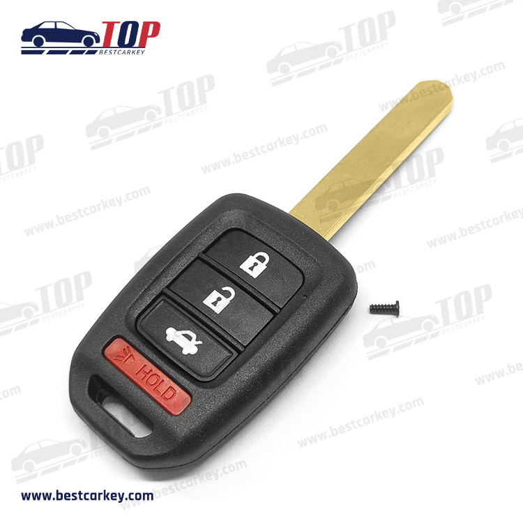 4 Buttons Replacement Remote Key Shell Case For Honda car key