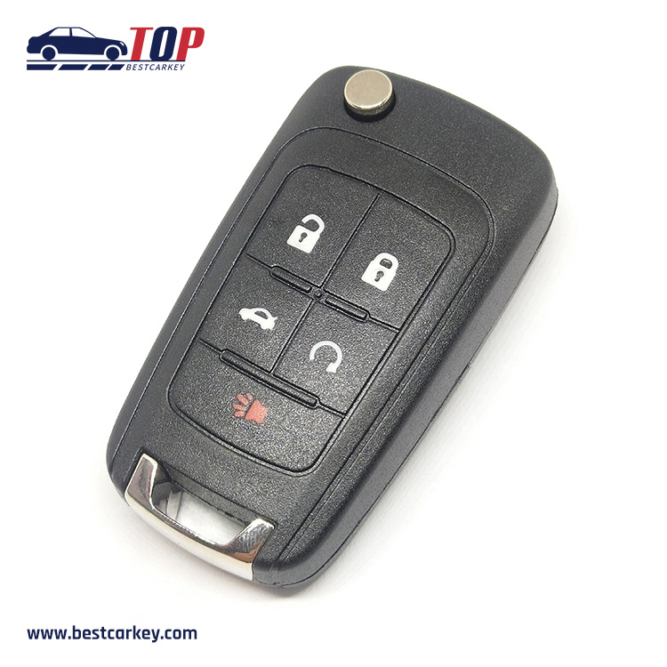 433mhz Id46chip 4+1 ခလုတ်များ C-hevrolet အတွက် Car Smart Remote Key