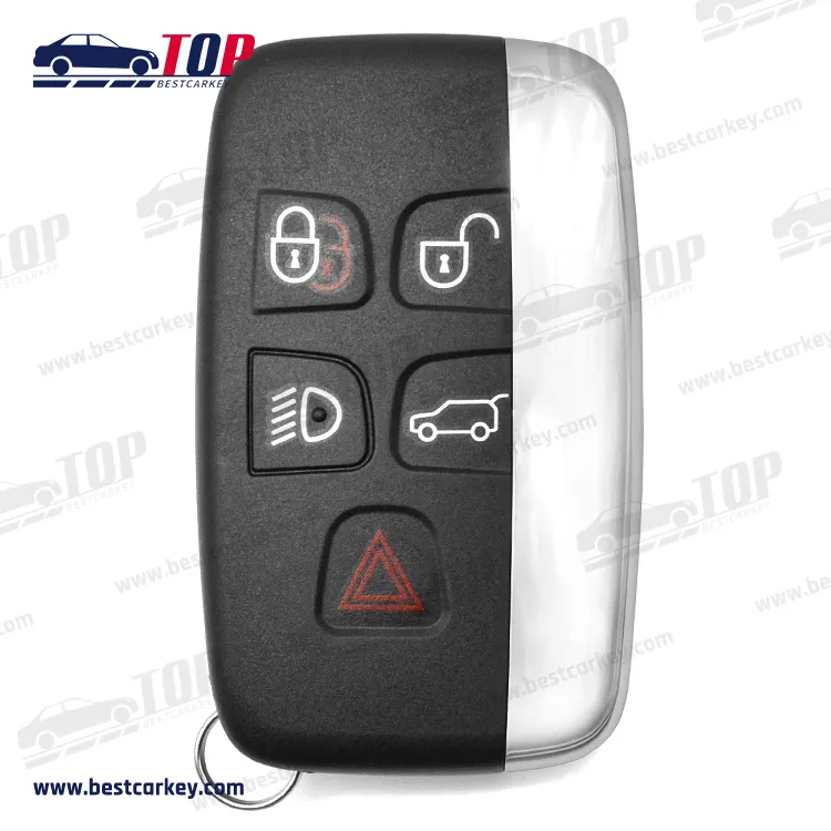 5 Button Remote Car Key Shell Case Cover for L-andRover Vehicle Keys