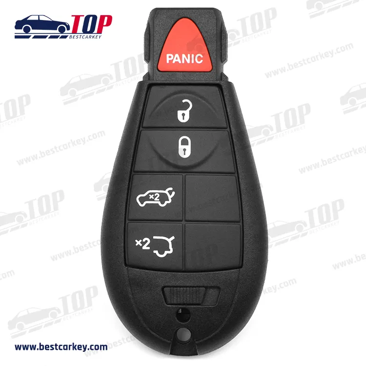 5 buttons with logo Smart Car Key Shell for C-hrysler