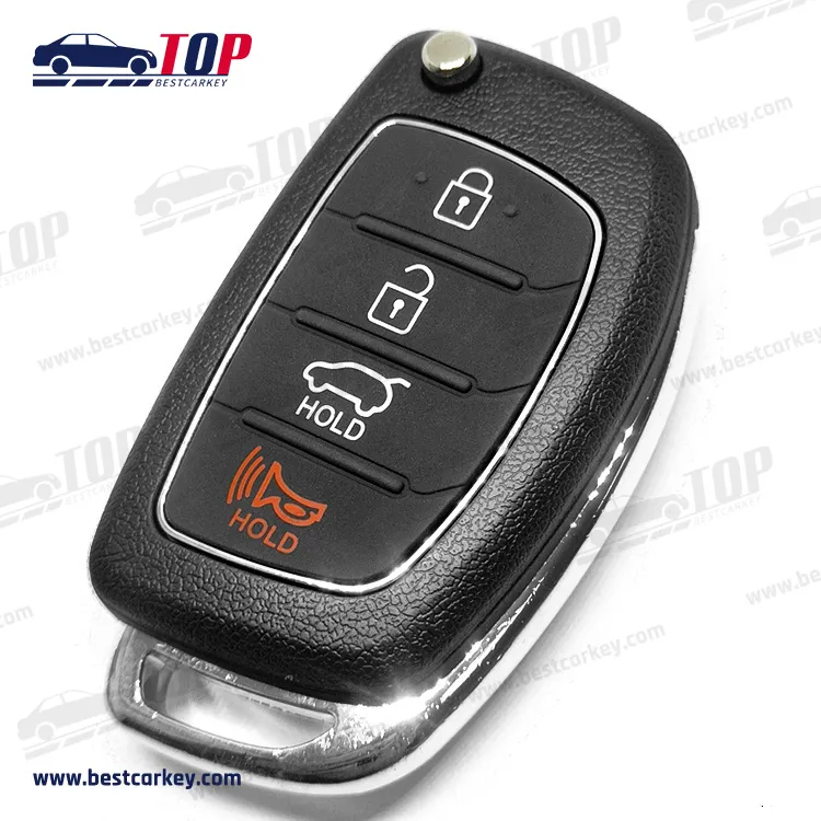 Auto Remote Car Key Case Shell 4 Button Fob For H-yundai