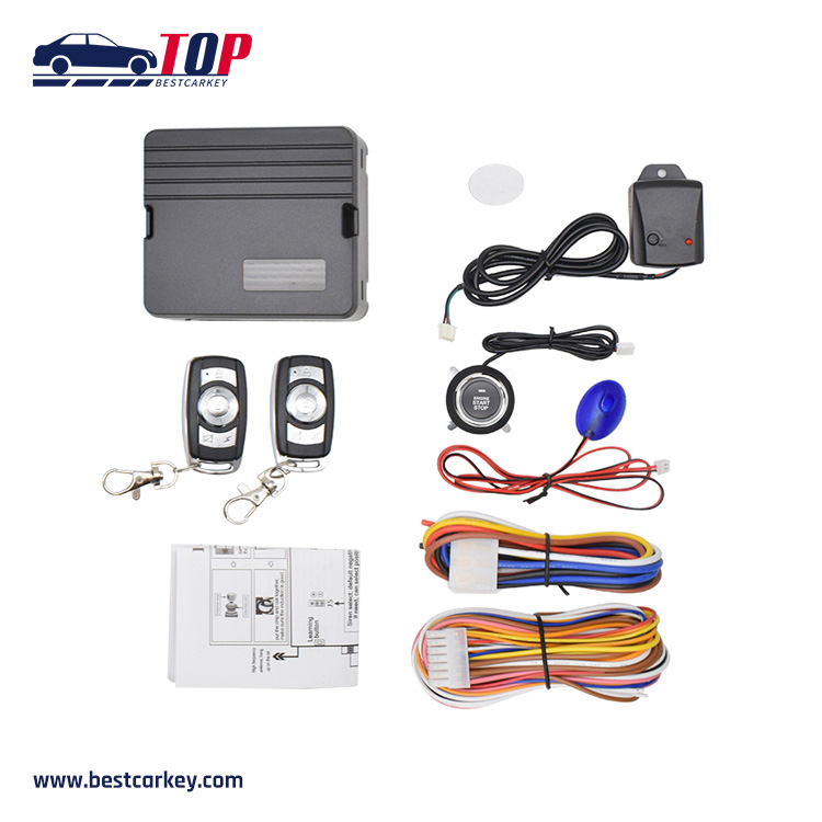 One Way Push Start Car Remote Starter Entry Alarms Systems