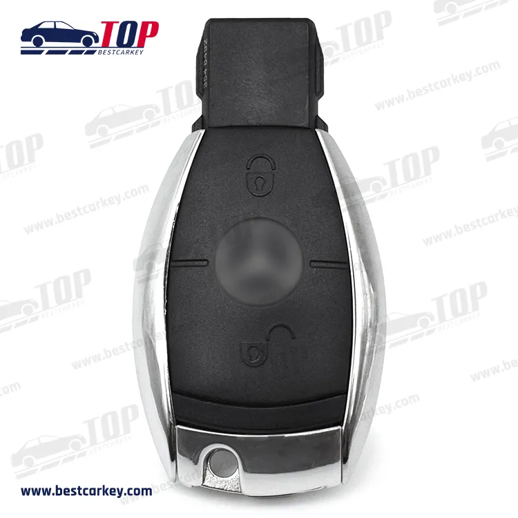 Car Key Shell Remote Control Keys 2 Button B-enz W203 W204 W205 W211 W221 Car Key Case Shell with Logo