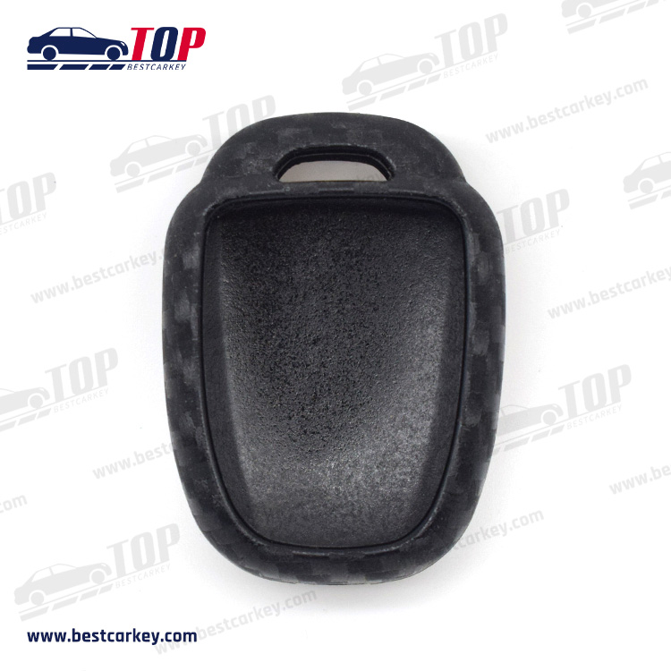 Carbon fiber style slicone key cover for toyota
