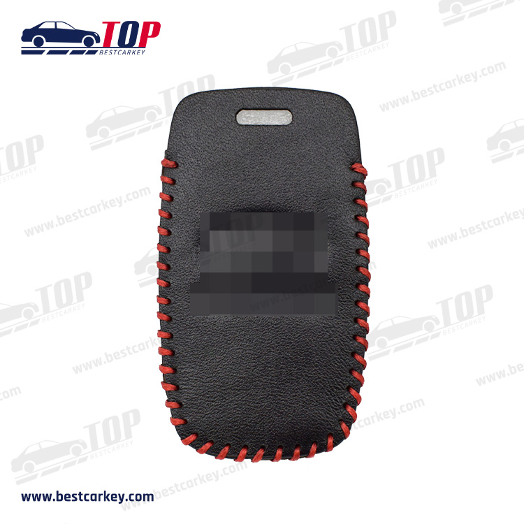 Popular Leather 2 Button Car Key Cover For K-IA