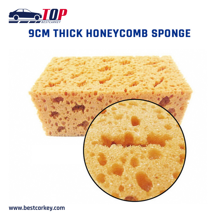 Firkantet Honeycomb Sponge Coral Car Wash Svamp