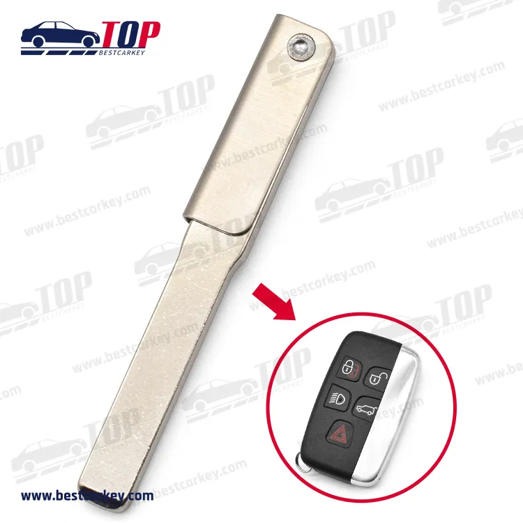 Emergency Smart Remote Key Blade Blank Insert For Land Rover