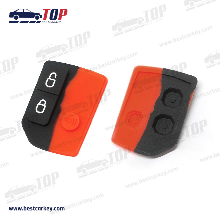 3/4 Buttons Car Key Pad Button For F-ord Case