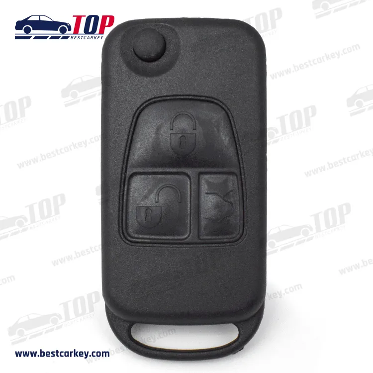 Flip Folding Replacement Remote Car Key Shell For M-ercedes For B-enz