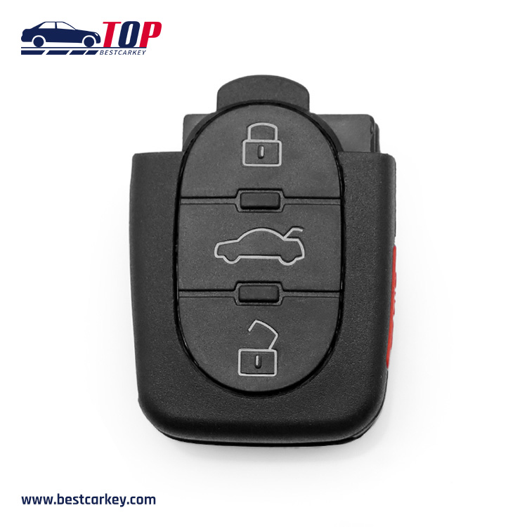 High Quality 3+1 Button Car Remote Control Key For A-udi
