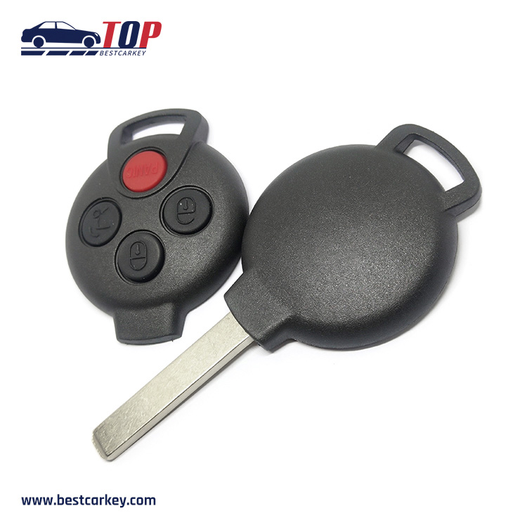 High Quality 3+1 Button Remote Key Shell For B-enz Smart No Logo