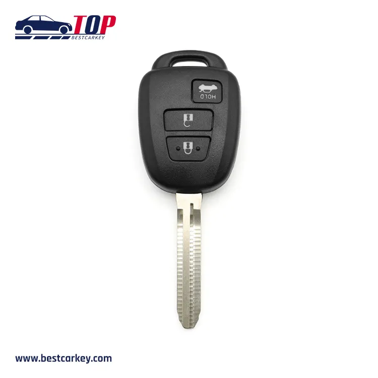 High Quality 3 Tombol Remote Key Shell Kanggo T-oyota Camry