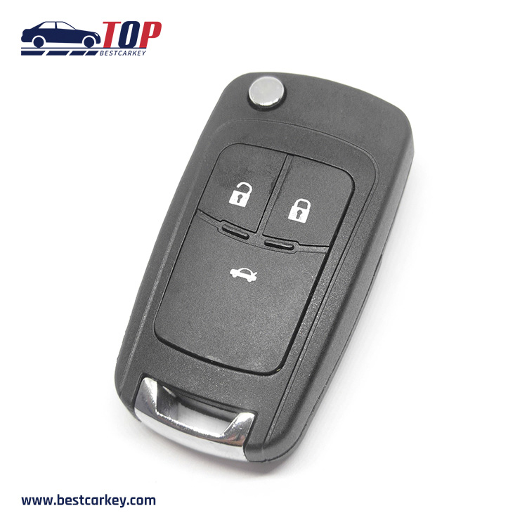 High Quality 3 Buttons Car Flip Key Shell For C-hevrolet