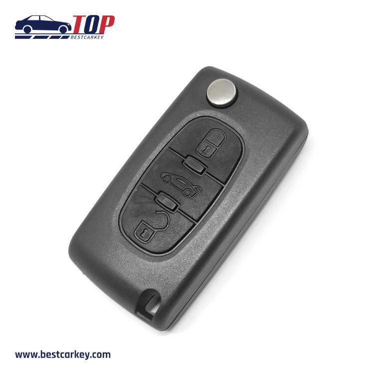 High Quality AF 3 buttons car key remote For P-eugeot