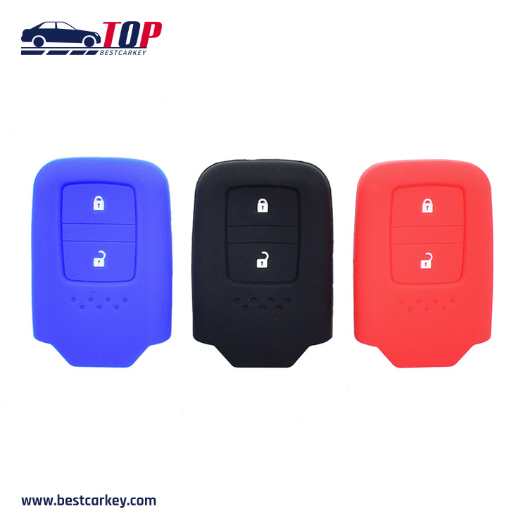 Hot Sale 2 Buttons Silicone Key Cover For H-onda
