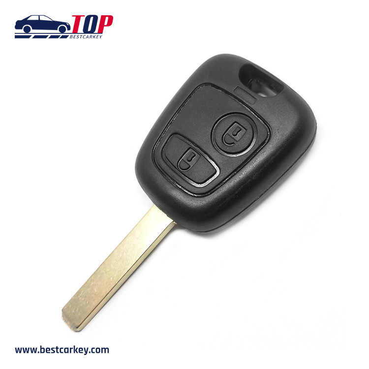Hot Sale 2 Buttons Remote Key Shell For P-eugeot 307