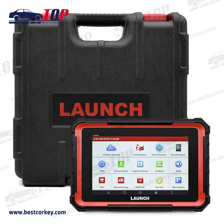 LAUNCH X431 PRO Elite OBD2 Diagnostic Tool CANFD DOIP ECU Coding 32 Resets Full System OBD Scanner